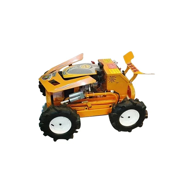 Smart Garden Weeder Remote-Controlled Lawn Mower Tracked Wheeled Self-Propelled Mowing Tools Wasteland Weeding Machine