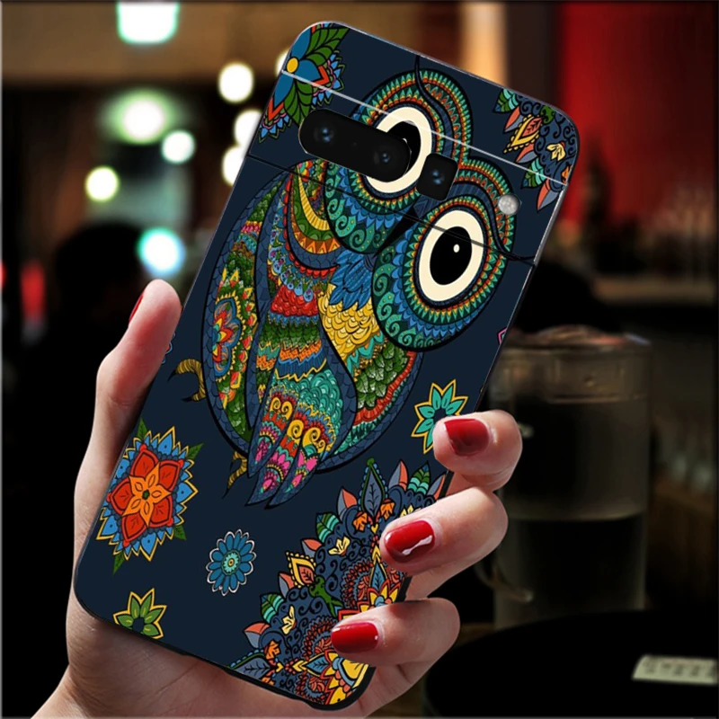 

Phone Case For Google Pixel 10 9 Pro XL 9A 8 7 6 Pro Pixel 8A 7A 6A Pixel 8 7 6 5 Animal Cute Cartoon Owl