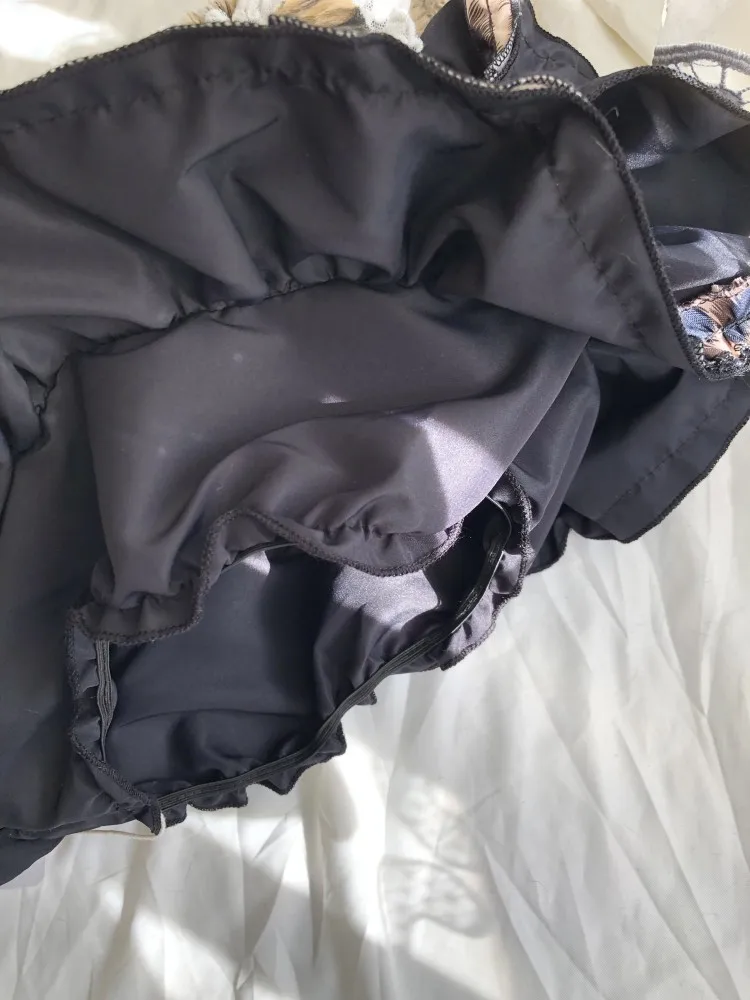 تنورة قصيرة بطبعة الفهد بتصميم أصلي مع تنورة نصفية مضادة للضوء وسراويل أمان متضمنة تنورة قصيرة من Subculture #2