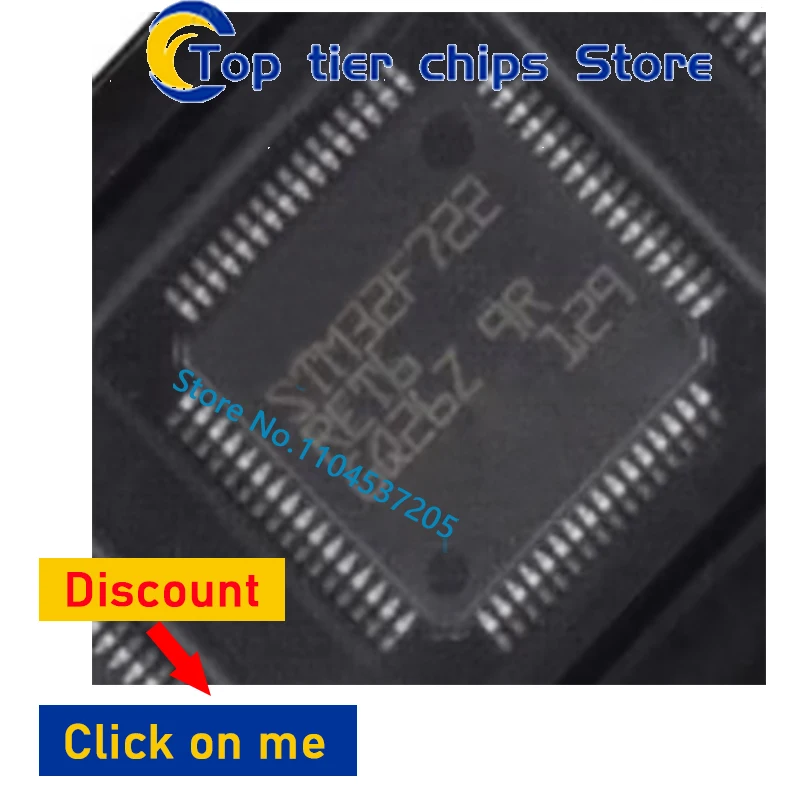 (1 Stück) 100 % neu STM32F722RET6 STM32F722 RET6 QFP-64