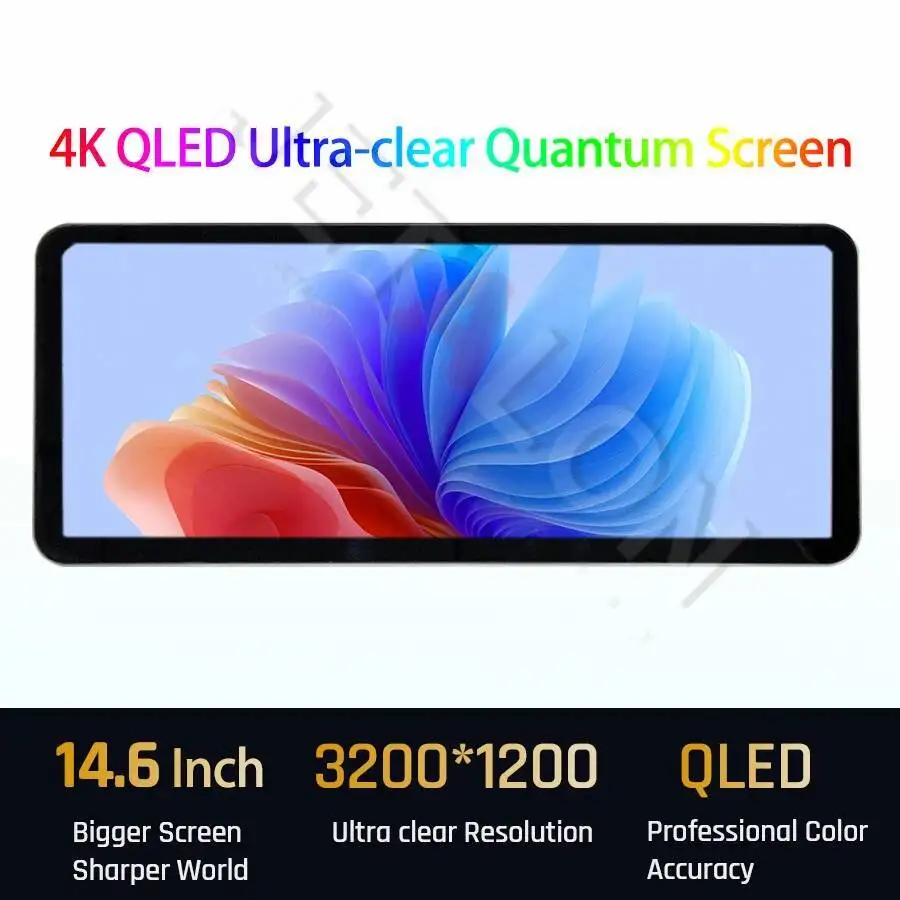 14.6 بوصة سيارة رايو كبيرة 4K Carplay شاشة لبنز C V الفئة فيتو W447 2015-2020 أندرويد 14 الوسائط المتعددة فيديو 4G نظام تحديد المواقع والملاحة #5