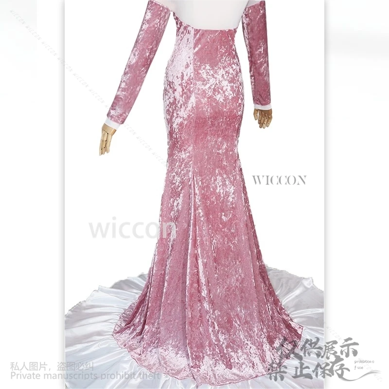 أنيمي الغريبة المرحلة الوردي المخملية حاكم قلبي كوس R5 أنيمي ميزي فستان سهرة لوليتا الباروكات زي عالي الجودة مخصص