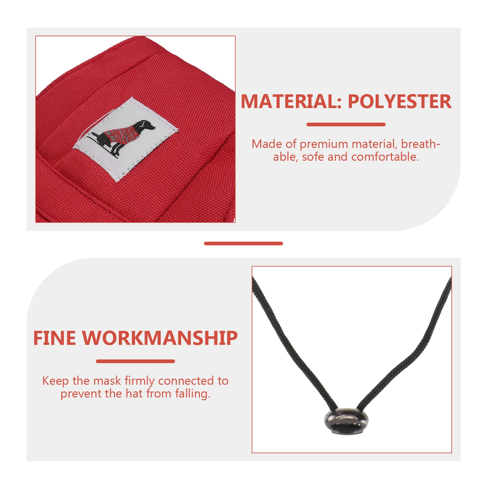 

1Pcs Dog Baseball Cap Breathable Polyester Visor Hat Sun Protection Outdoor Pet Hat Puppy Sunbonnet Pet Baseball Cap