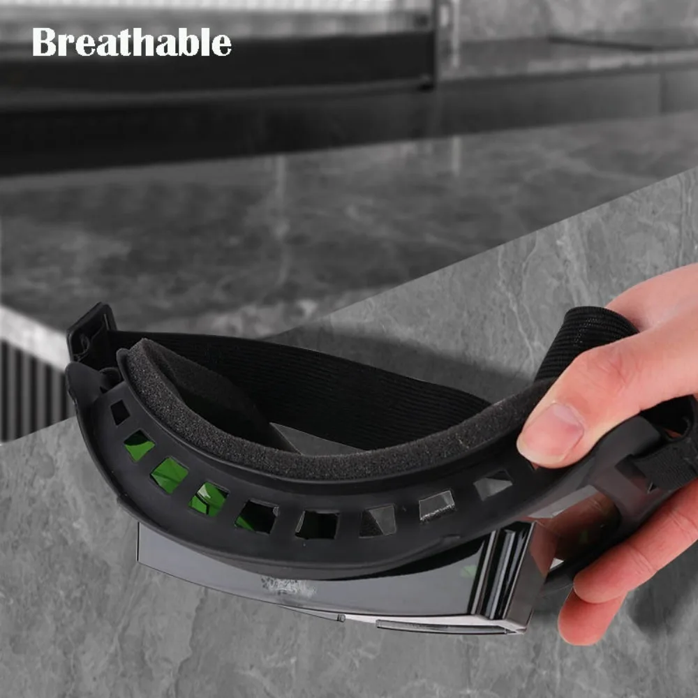 Auto Darkening Welding Glasses Detachable Split Type Face Shield Impact Resistant Adjustable Band Face Protector