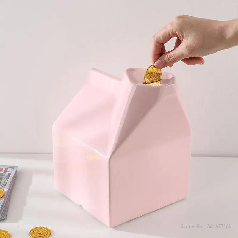 

Invisible Ceramic Piggy Bank for Children, Money Saving Can, Only in and not Out, Boys and Girls, Invisible, 2022 New, 1Pc