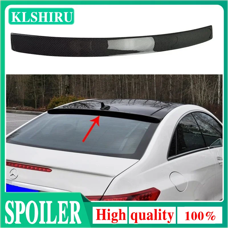 Carbon Fiber roof spoiler Wing For Mercedes benz E Class Coupe W207 C207 2010 - 2016 E200 E250 E300 E350