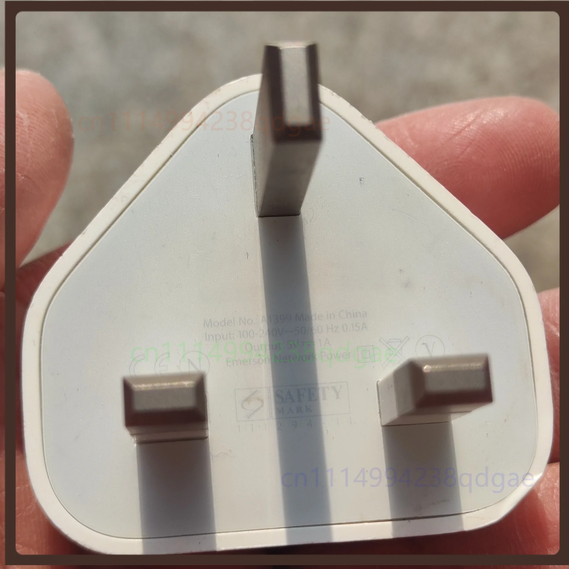 1PCS Used For iPhone HK Version 5V1A 5W 3Pin UK Plug Charger Hong Kong Triangle Power Adapter Mobile Phone Charging Parts