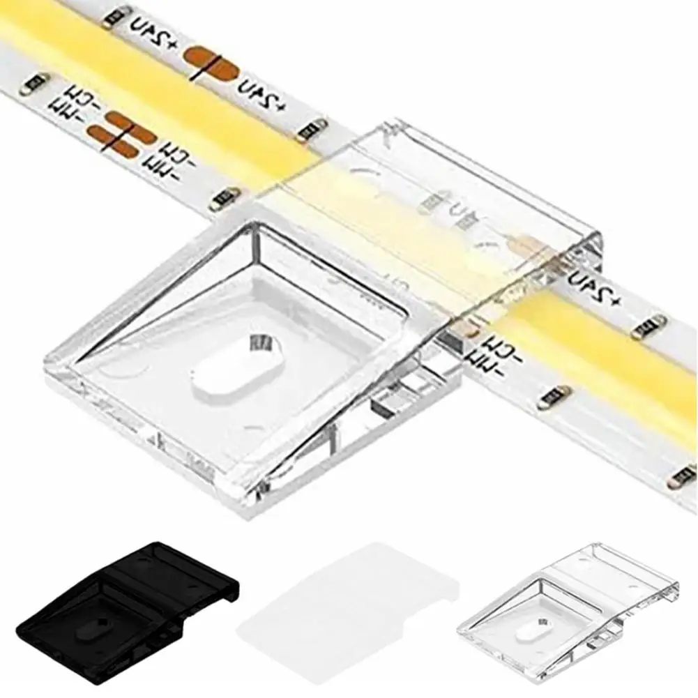 LED Light Strip Cable Manager Organizer With Backstick Retainer Fixture Fastener Holder Fixture Led Light Bar Punch-free B6I5