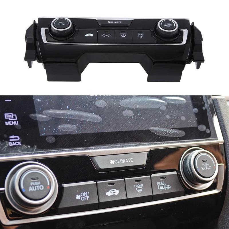 

Black Heater Climate Control Switch For Honda Civic 2016-2018 79600-Tba-A61 79600-Tba-A322-M1