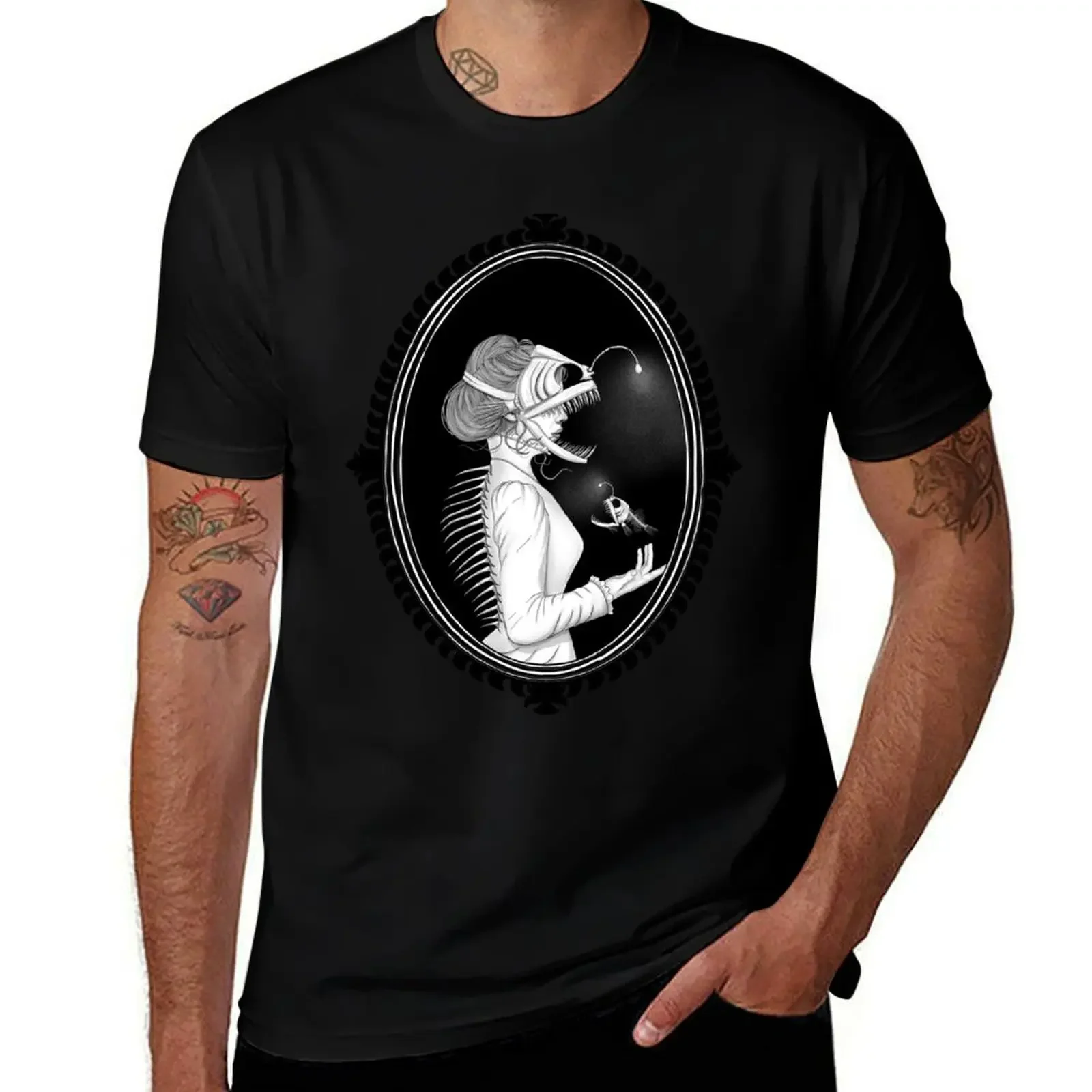 Late Victorian Mermaid T-Shirt Louboutins quick drying anime plain black t shirts men