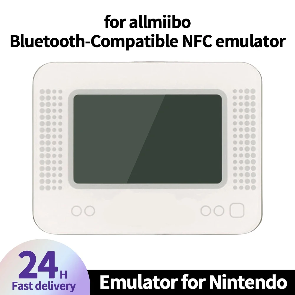 Emulator Simulator Compiler Bluetooth-Compatible Acrylic Shell NFC Replacement for Allmiibo Zero for SWITCH 3DS WiiU Accessory