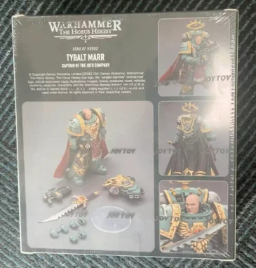 Original JOYTOY Warhammer The Horus Heresy Sons of Horus Tybalt Marr Captain of The 18th Company Proportion 1/18