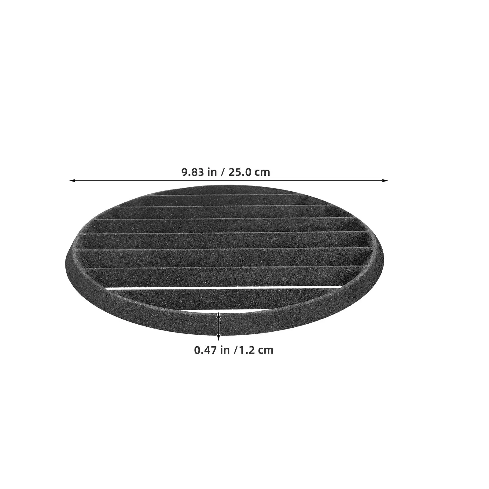 Cast Iron Round Fireplace Grate 25Cm Heavy Duty Bbq Charcoal Cooking Fire Grate Replacement Grill Parts Grill Replacement Parts
