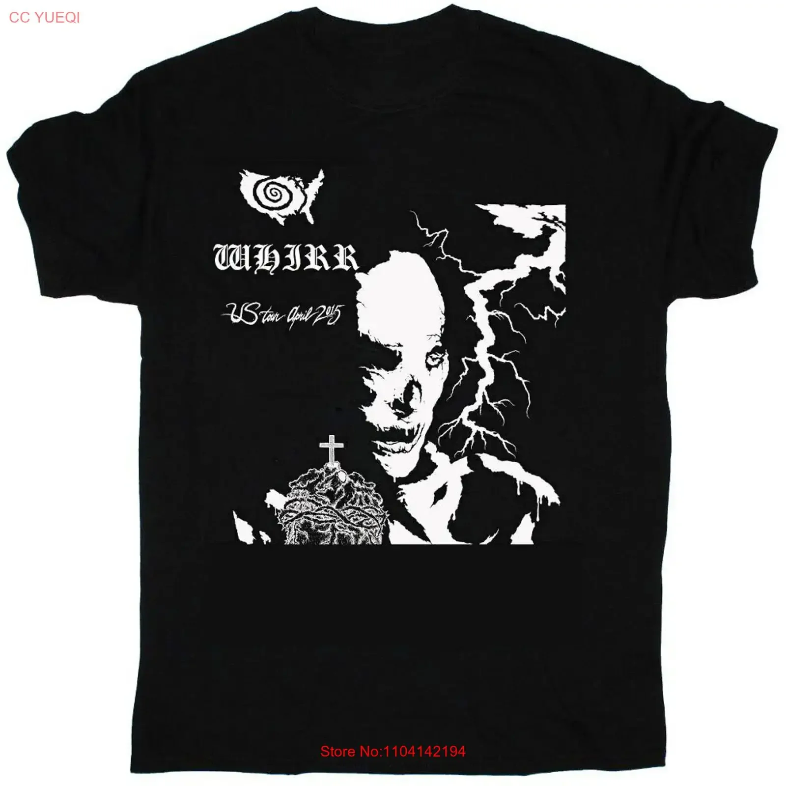 New Whirr Band Cotton T Shirt Concert S to 5XL vintage Washed designer clothes Versatile Soft streetwear Top For Everyday Wear