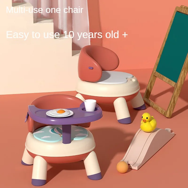 متعددة الوظائف كرسي بلاستك الطفل السبر كرسي الأطفال انفصال قابل للتعديل الطعام كرسي مع لوحة بالجملة #4