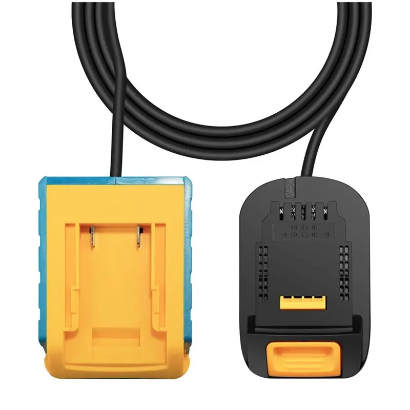 A98E-Battery Extension Cord Cable Length 1.5M With Hook Designed For 18V Lithium Batteries And Tools