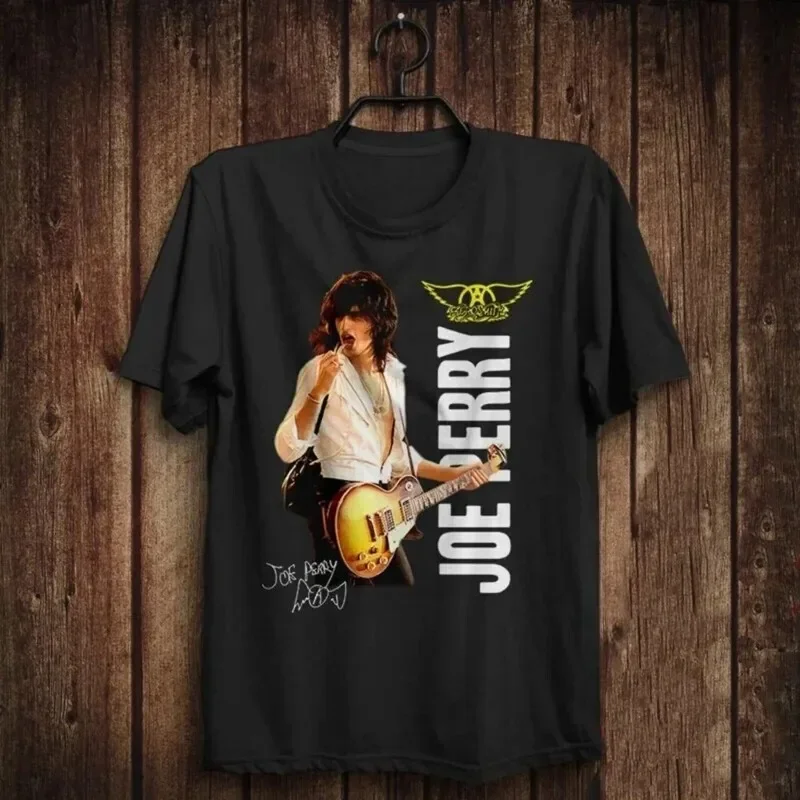 Joe Perry 80s Gift For Fans Black Unisex Black T-Shirt