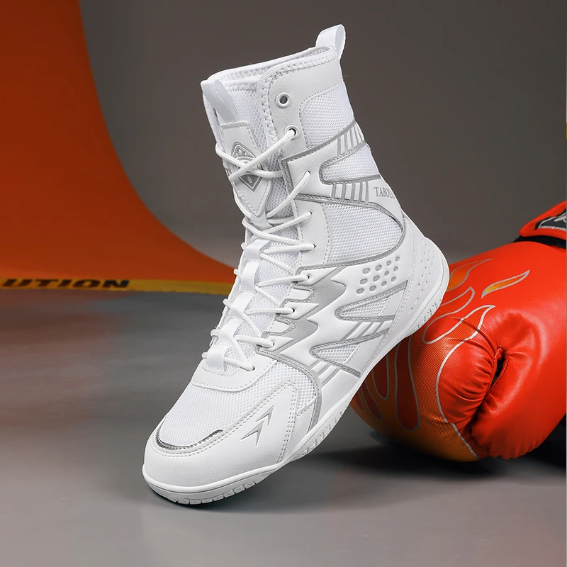 2026 New Trend Wrestling Boots Men Professional Men Boxing Sneakers Comfortable Sport Shoes for Male Breathable Gym Training
