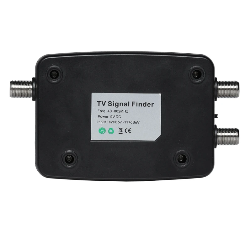 Digital TV Satellite Finder TV Signal Finder Portable TV Antenna Signal Strength Detector Meter Signal Prober Meter With Compass