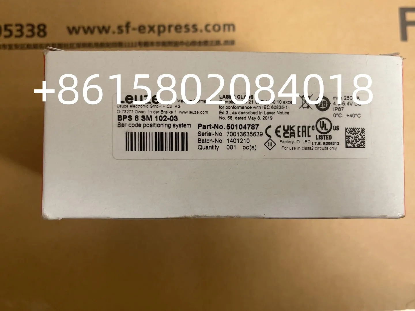 Brand new original  BPS 8 SM 102-03 50104787