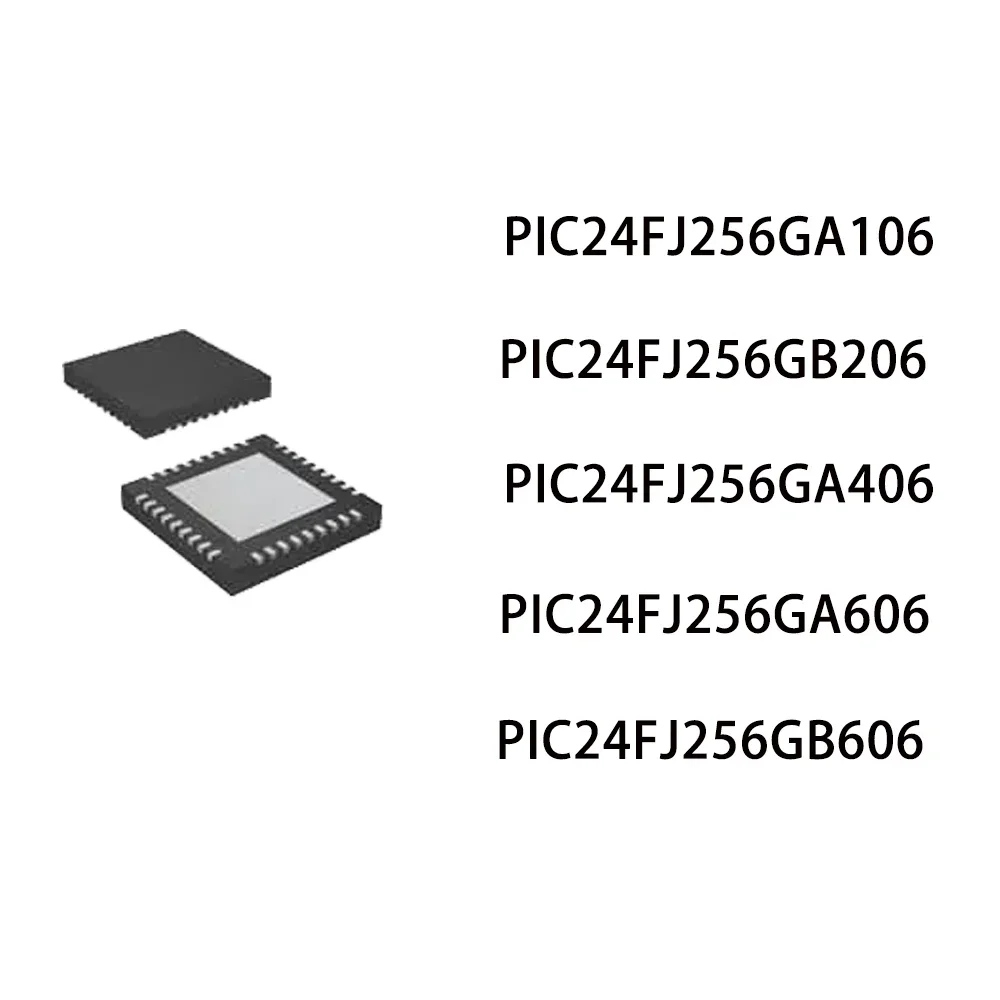 

1PCS PIC24FJ256GA106-I/MR 256GA406 606 256GB206 E/MR T chip QFN64