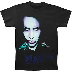 Men'S Marilyn Manson Oversaturated T Shirt Small Black