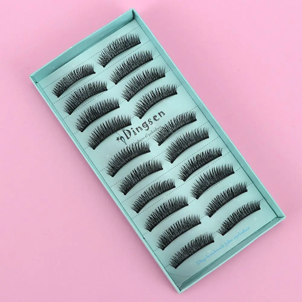 Volume Natural Black Long Handmade Fake Eye Lashes False Eyelashes Makeup Extension