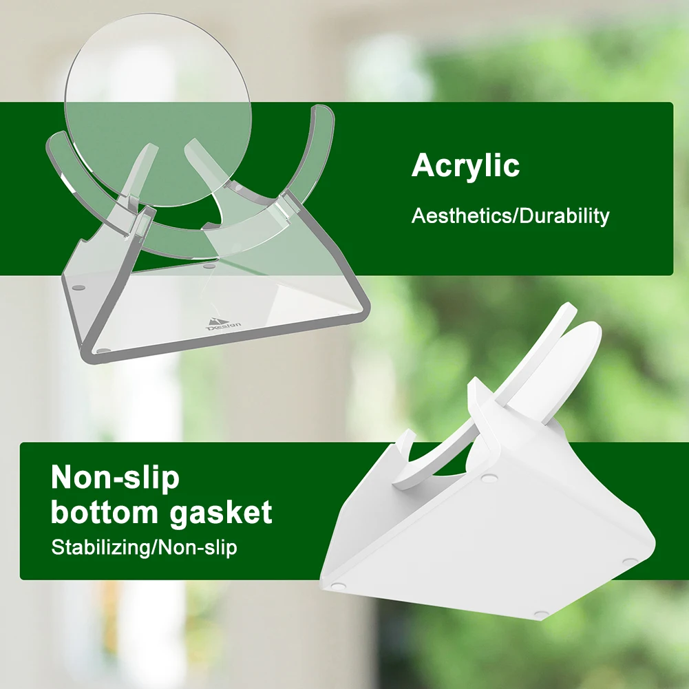 Desktop Rechtop Stand Acryl Desktop Houder Luidspreker Houder voor Nest Mini Speaker Desktop Accessoires