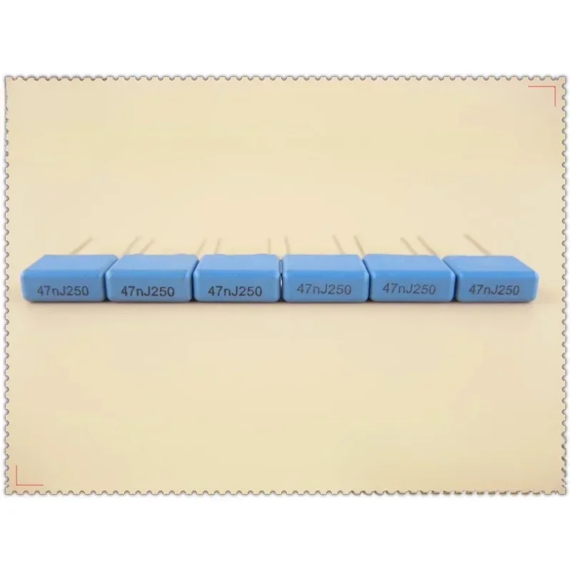 Capacitor de filme RIFA PHE426 série MKP, 47nF, 473 pinos de cobre, 0,047 uF, 250V, 5%, 10pcs, 50pcs