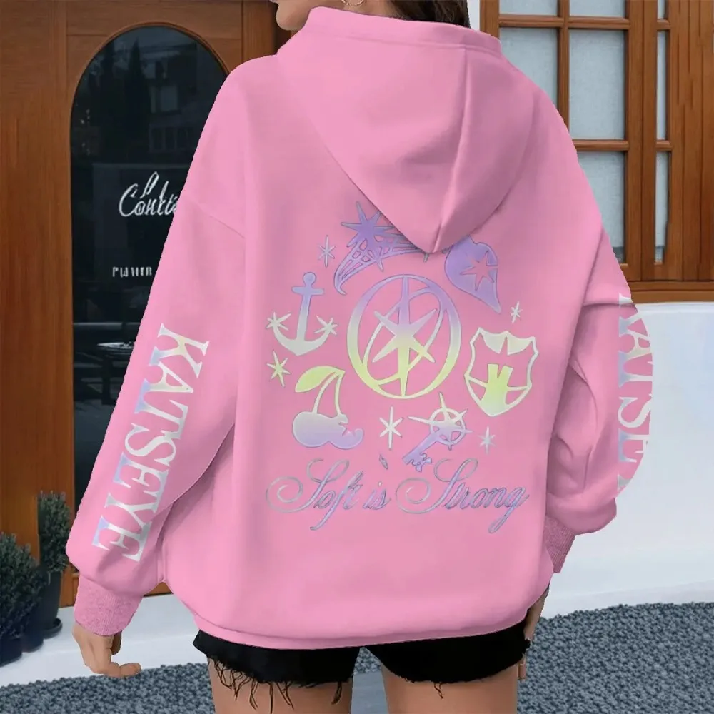 Vintage Katseye Grunge Grafik-Hoodies für Damen und Herren Hip-Hop Pop Musik Band Kapuzenpullover Langarm Katseye Streetwear Fan-Geschenke – Detail 5