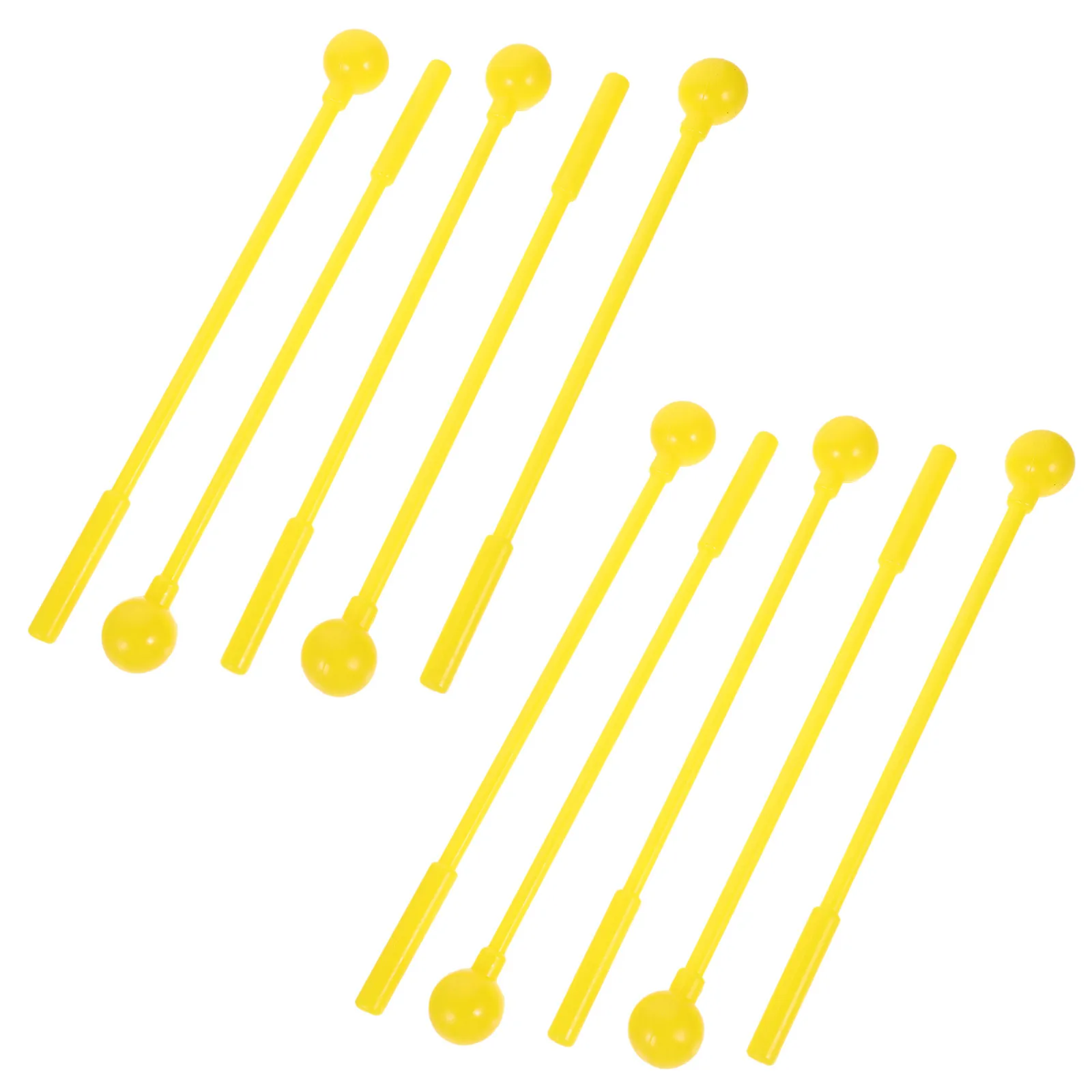 10Pcs Drum Sticks Performance Marimba Mallets Percussion Instrument Mallets Drumsticks for Beginners Professional Quality
