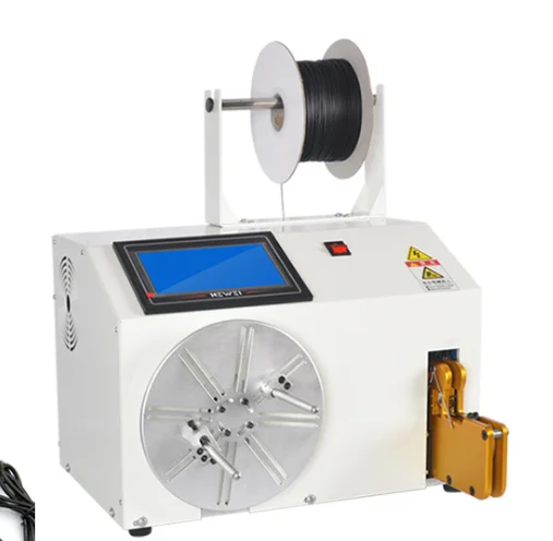Automatic Cable And Cable Coil Winding Twis Tie Machine Wire Coil Twist Tying Machine