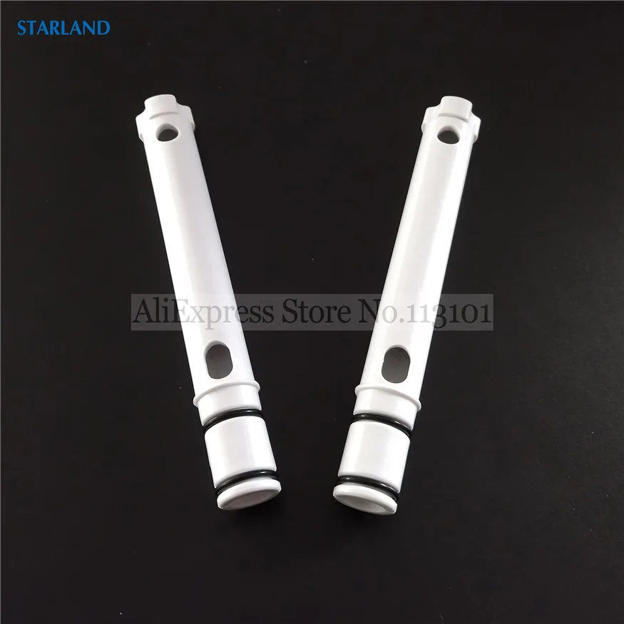 A Pair Special White Puffing Air Pipes With Adjustable Air Holes Accessory Donper Soft Ice Cream Machines Diameter 18mm