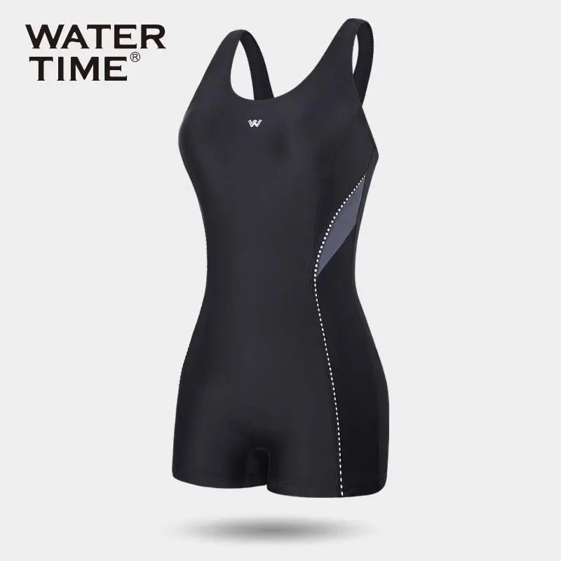 WaterTime Women's One-Piece Swimsuit 2026 New Model, Conservative and Professional, Full-Coverage Swimwear for Pool Use
