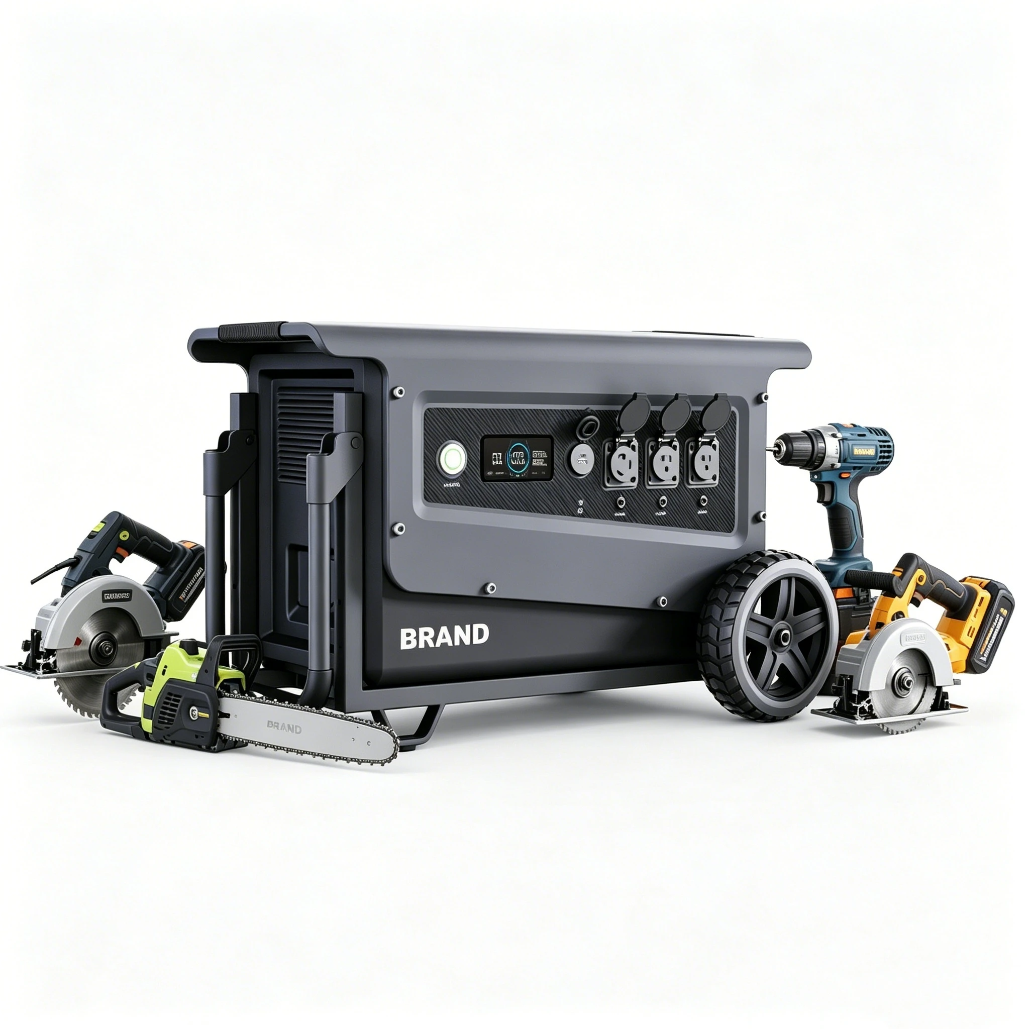 High-Power Outdoor Portable Energy Storage Power Supply For Household Standby And Emergency Use During Power Outages