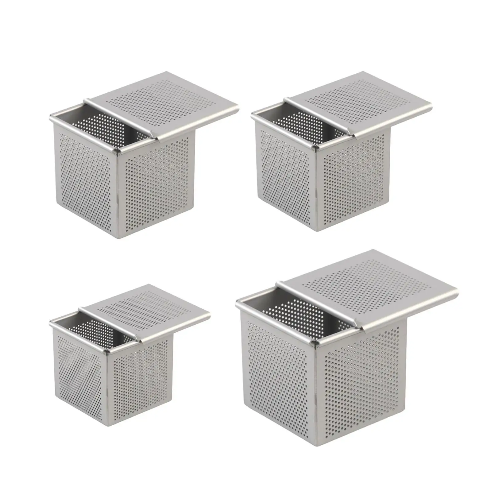 Mini Pullman Loaf Pan Cake Pan Aluminum Plate Cookie Pan with Lid Tart Tin