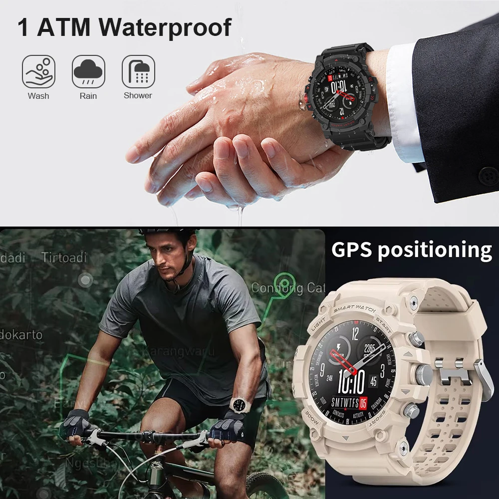 PEJE Smart Watch 1.39-inch GPS, Simple and beautiful 100+ Sports Mode Magnetic charging Wierless 5.3 Call (answer/make) 1ATM