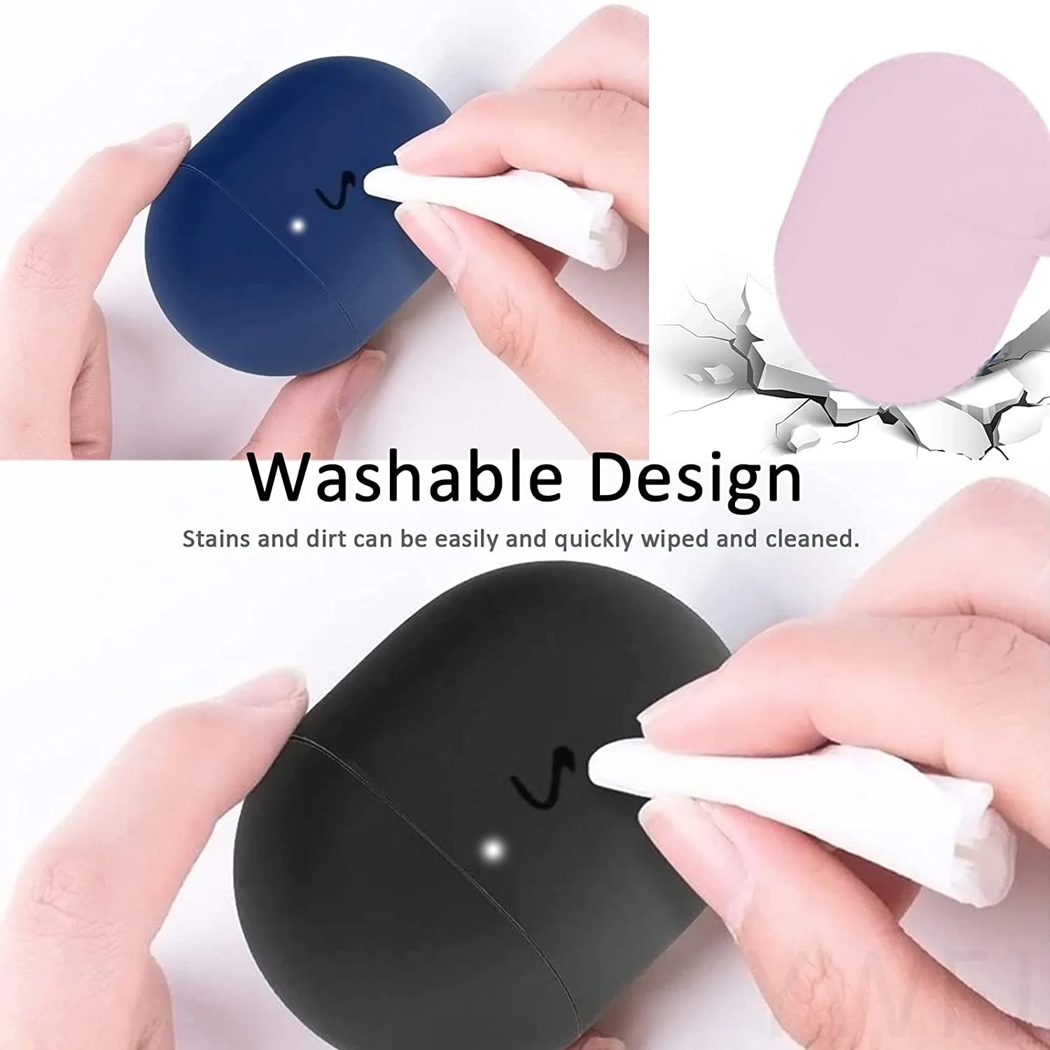 Per Google Pixel Buds Pro custodia protettiva in Silicone con portachiavi custodia antiurto per auricolari per Google Pixel Pro 2022