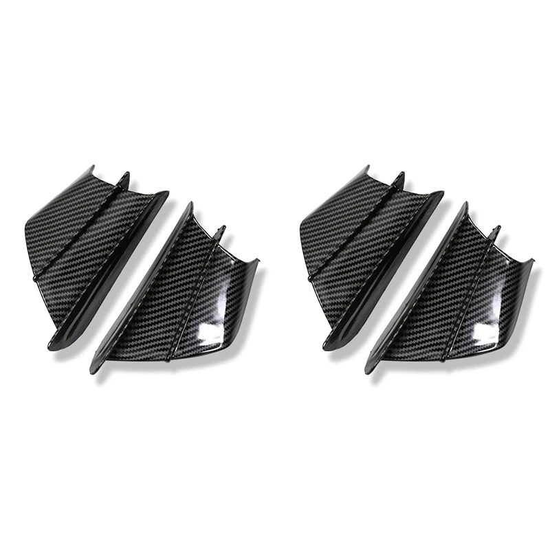 4X Motorcycle Fairing Side Winglet Aerodynamic Wing Deflector Spoiler For Ducati Panigale V2 V4 899 959 1198 1199(A)