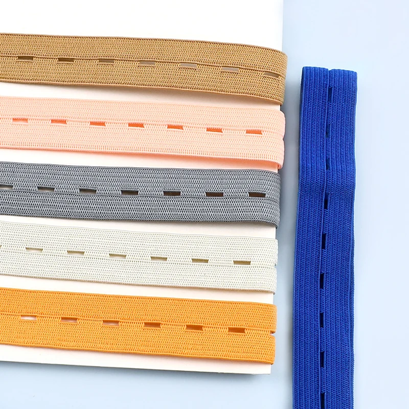 

2-10M 18mm Adjustable Perforated Elastic Band Wide Rubber Bands Stretch Strap Bra Adjust Shoulder Straps DIY Sewing Accessories