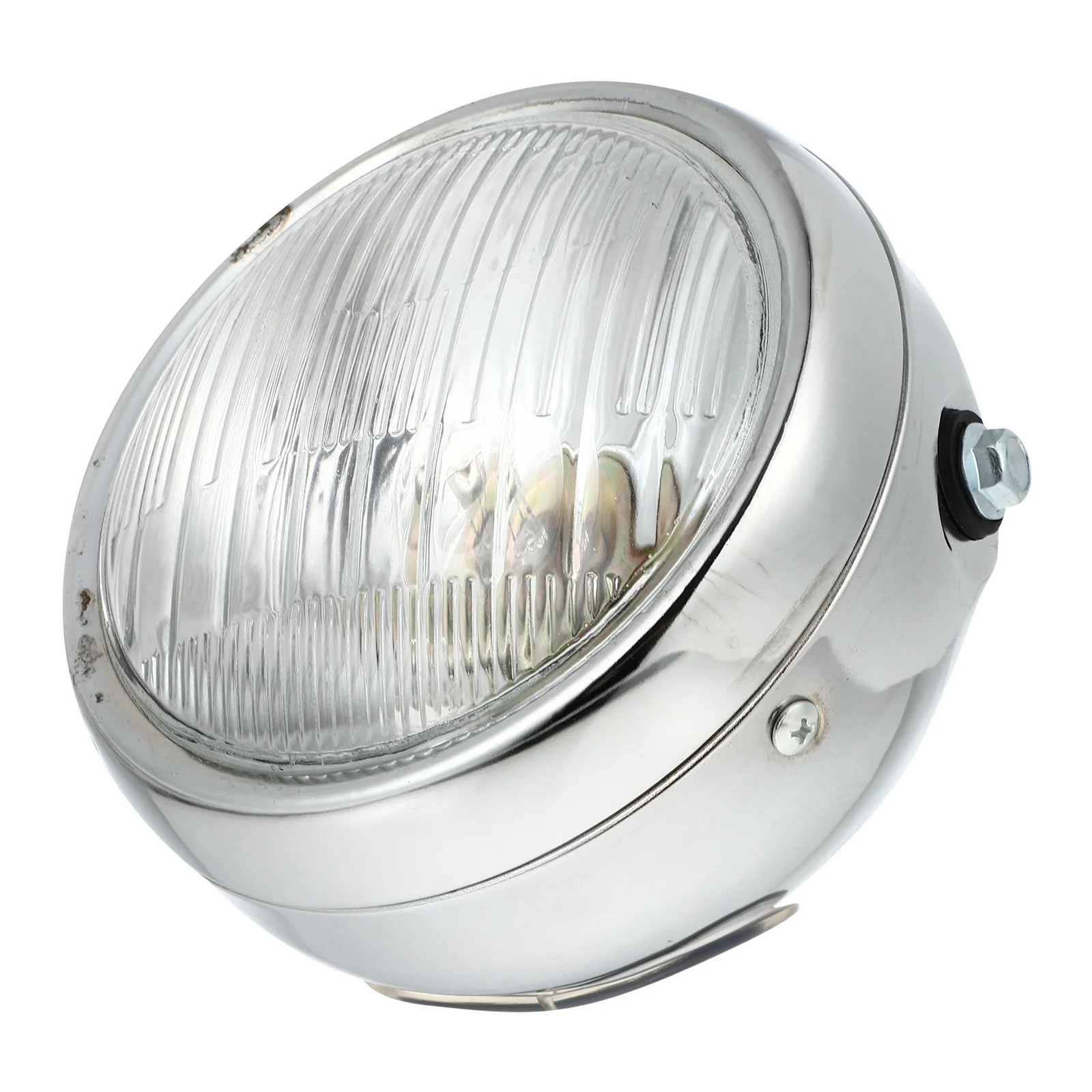 Reflektor motocyklowy w stylu retro, profesjonalna kompaktowa konstrukcja, wodoodporna lampa do jazdy nocnej, okrągła lampa do modernizacji motocykla.