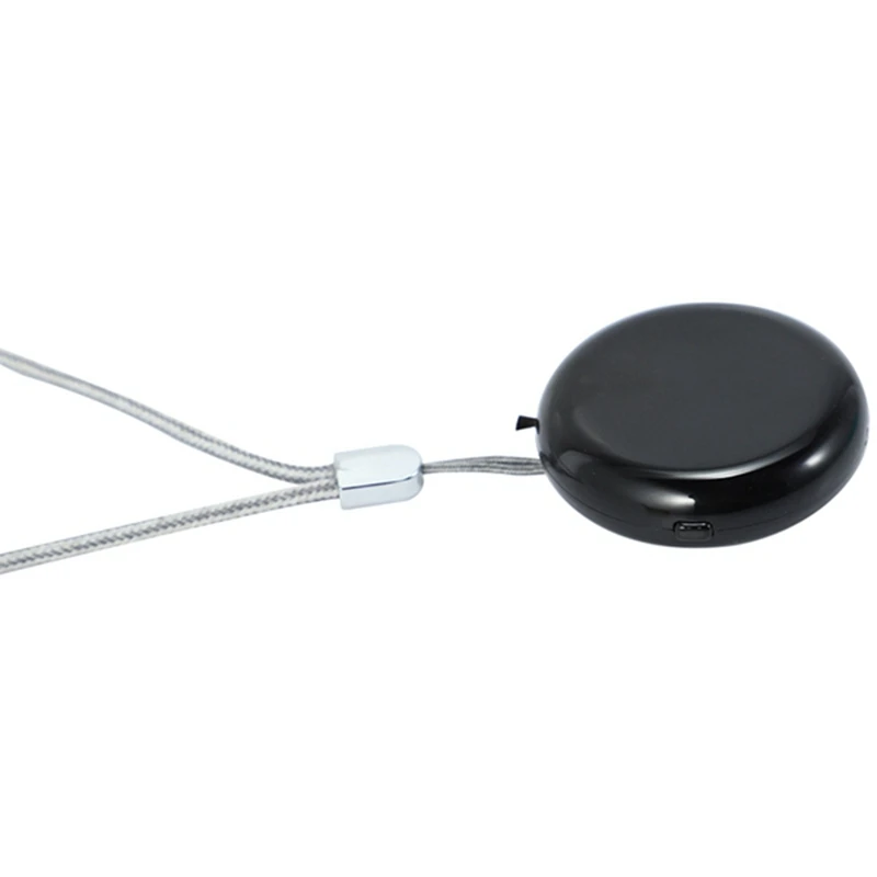 2 szt. Osobisty naszyjnik do noszenia oczyszczacz powietrza Mini przenośny odświeżacz powietrza Jonizator Generator jonów ujemnych Biały