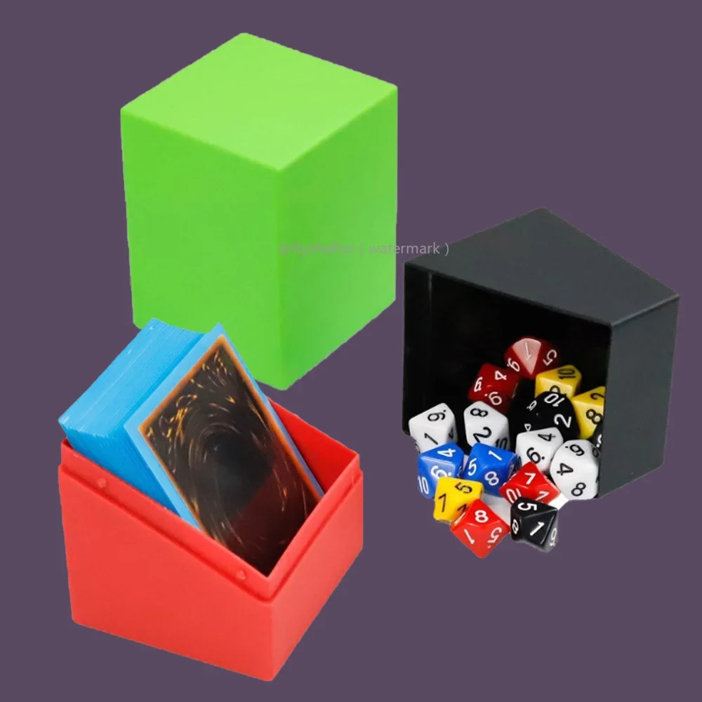 صندوق سطح السفينة لبطاقات التداول صندوق تخزين البطاقات آمن ومتين يحمل أكثر من 100 فواصل لـ YuGiOh MTG TCG وبطاقات البيسبول #4