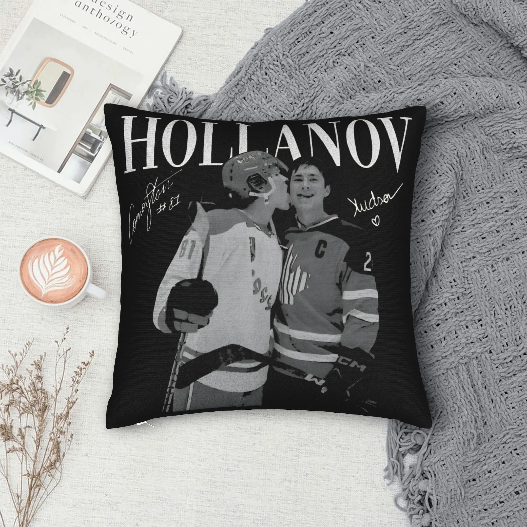 Ilya Rozanov Shane Hollander Heated Rivalry Pillowcase Cushion Cover  Throw Pillow Cover New Style Car Decorations Zipper