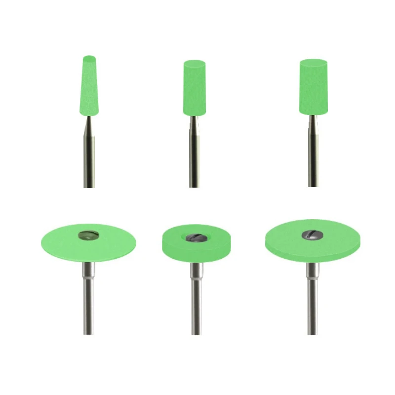 Dentist Zirconia  Porcelain Polisher Grinder All-ceramic Cast Zirconia Diamond Grinding Wheel Teeth Grind Quick Polishing Tools