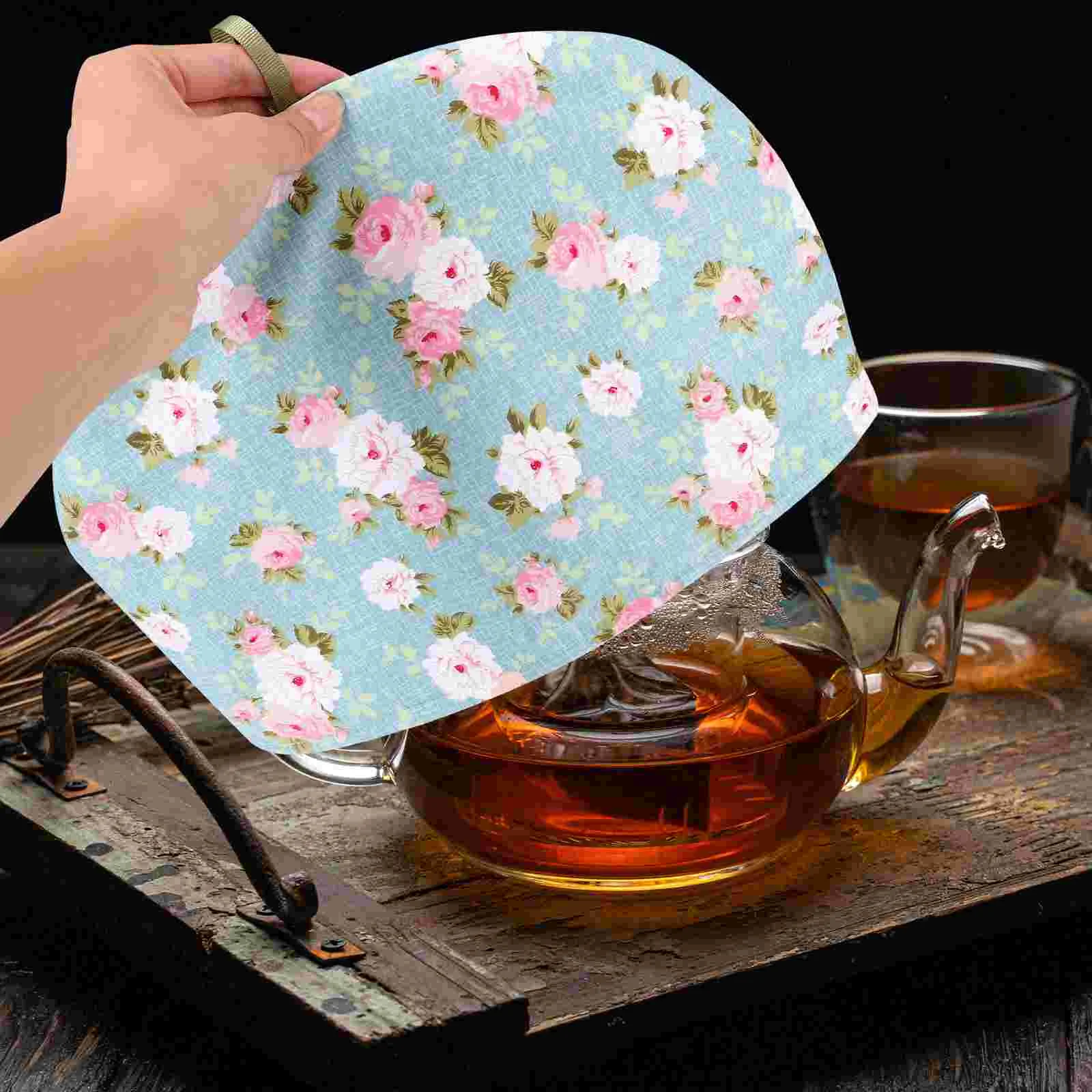 Teapot Insulation Cover Cozy for Household Cup Toaster Protective Warmer Cotton Teapots