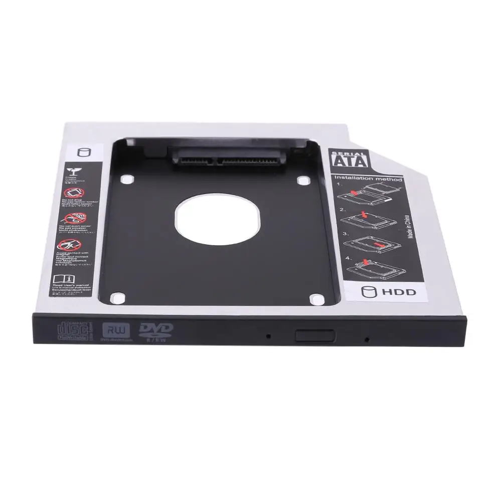 SATA naar SATA 9 mm SSD-behuizing Harde schijfbehuizing CD-ROM Schijfschijfpositie