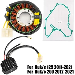 Stator Coil GASKET Regulator rectifier set For K-TM Duke 125 2011-2021 Duke125 Duke200 Duke 200 2012-2021 2020 2019 2018 2017