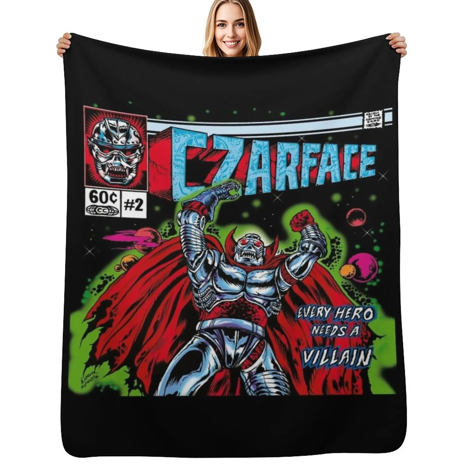 

Czarface Throw Blanket Fuzzy Plush Throw Blanket for Sofa Chair