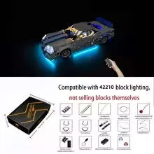 BRIXSPARK DIY LED Light Set for 42210 Lego Nissan Skyline GT-R R34, 2 Fast 2 Furious Car Building Blocks, Bricks Not Included view 5